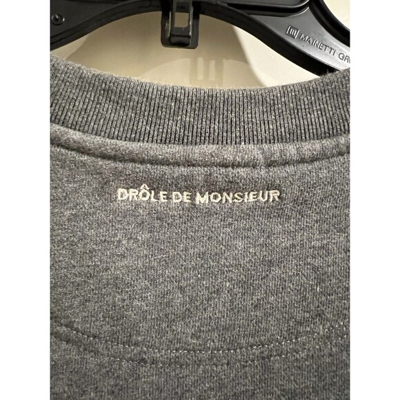 Drole de Monsieur Grey 'Not From Paris Madame' Sweatshirt Sweater Size Small - Picture 5 of 10